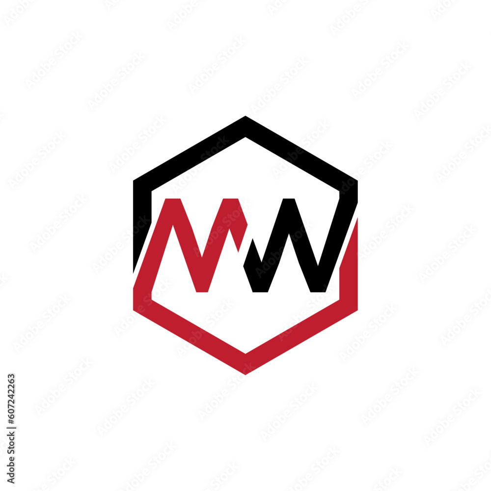 'MW' letter creative brand logo design. 'MW' letter creative brand logo design.