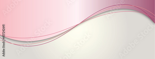Gradient Pink Abstract Flowing Wave Background, Vector Pink Gradient Creative Banner Design, Backdrop Design