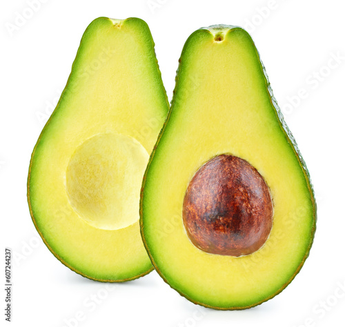 Avocado isolated on white
