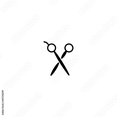 Hairdresser scissors icon