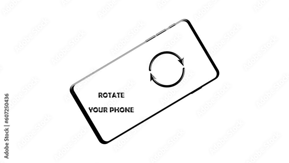 rotate your phone transition animation rotate phone screen social media