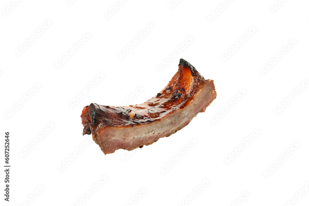 Fototapeta premium PNG, Tasty BBQ meat isolated on white background