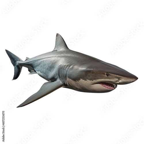 Portrait of a shark whole body  PNG