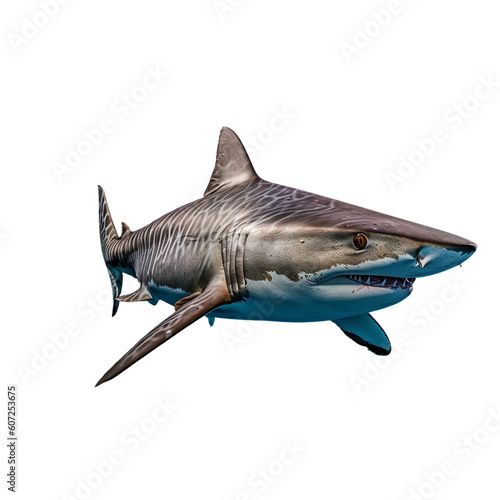 Portrait of a shark whole body  PNG