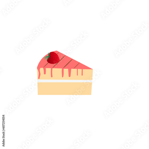 Cake strawberry