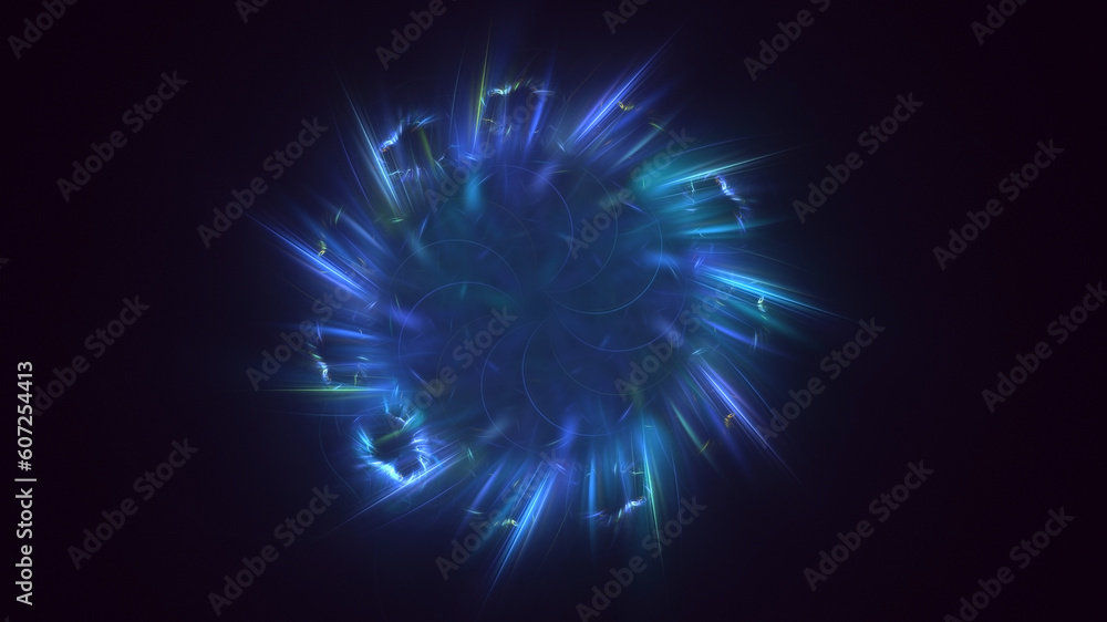 3D rendering abstract round light background 3D rendering abstract round light background