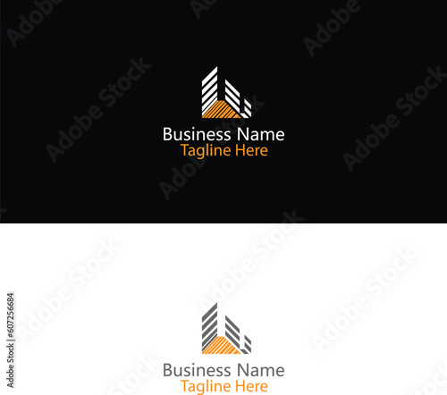 modern creative real estate logo design