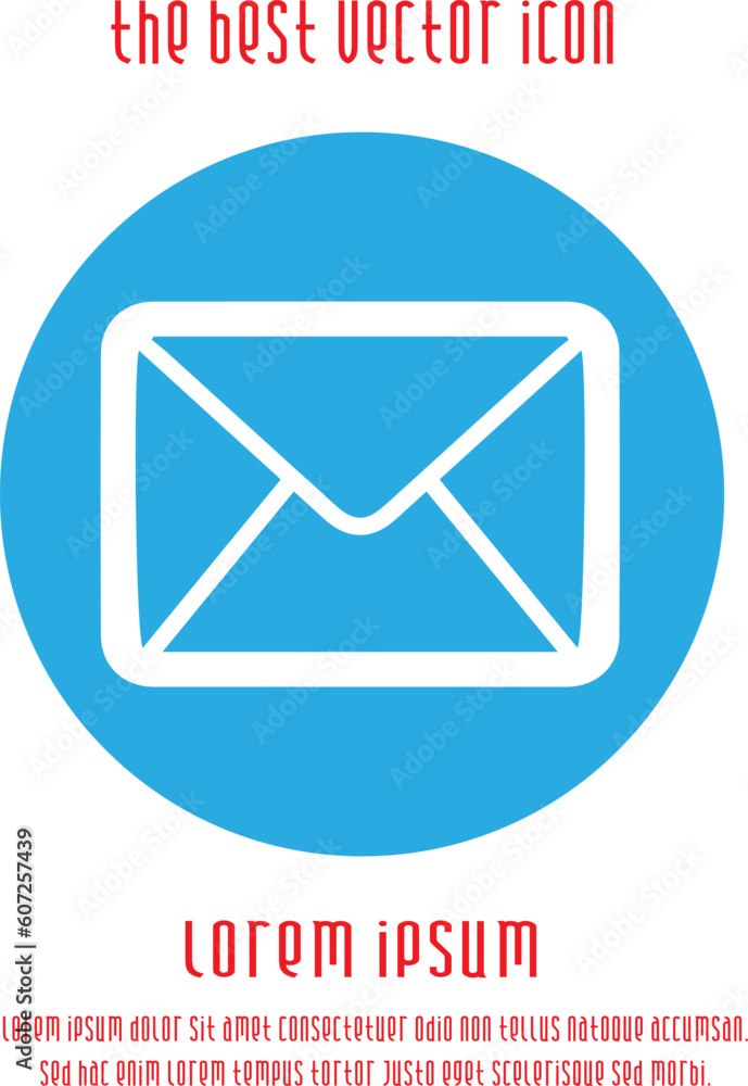 Envelope vector icon eps 10. Mail symbol. Simple isolated illustration. Envelope vector icon eps 10. Mail symbol. Simple isolated illustration.
