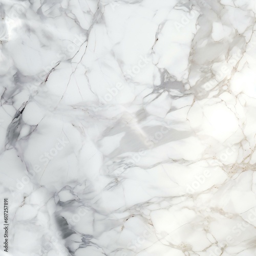 white marble background. Created with generative AI technology.