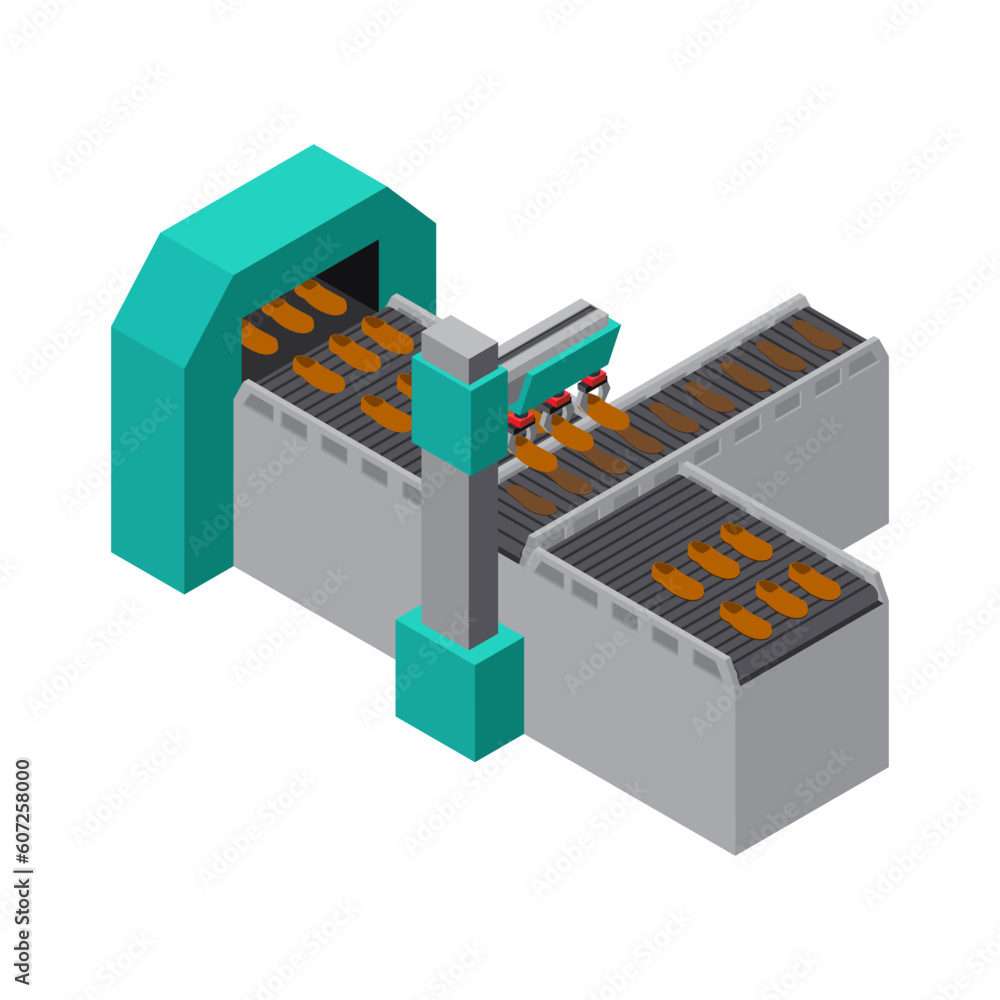 Footwear Factory Conveyor Composition Footwear Factory Conveyor Composition
