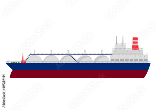 燃料を輸送するタンカー船 photo
