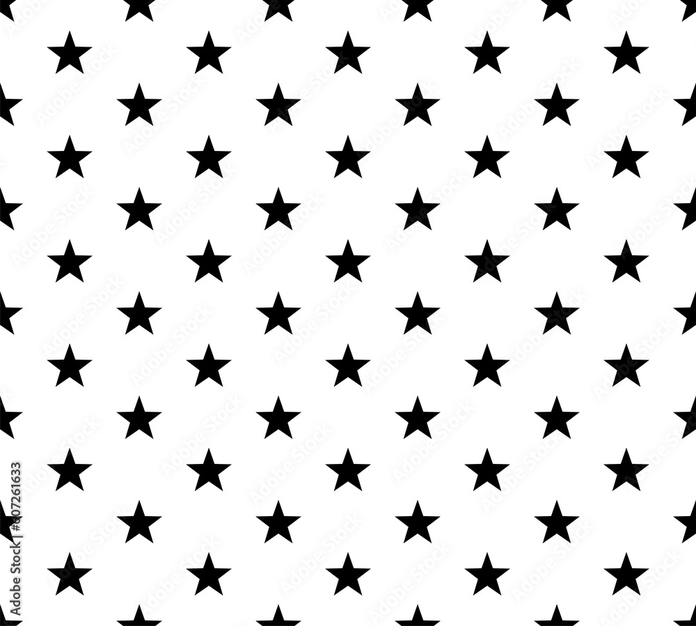 Naklejka premium Seamless star pattern. Stars seamless pattern. Seamless pattern with star in sky 