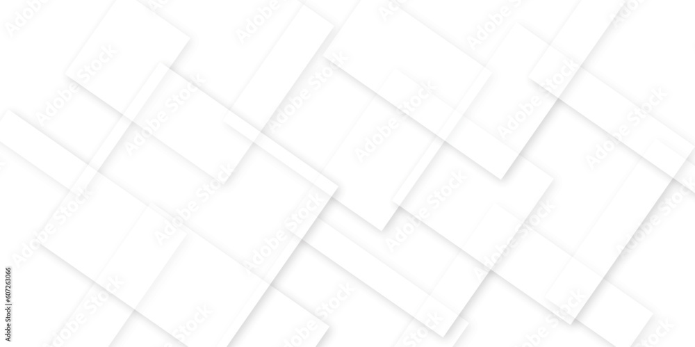 Abstract background with white and gray color technology modern background design . Geometric background with squares in bright light with soft shadows as pattern. Template for branding business . Abstract background with white and gray color technology modern background design . Geometric background with squares in bright light with soft shadows as pattern. Template for branding business .