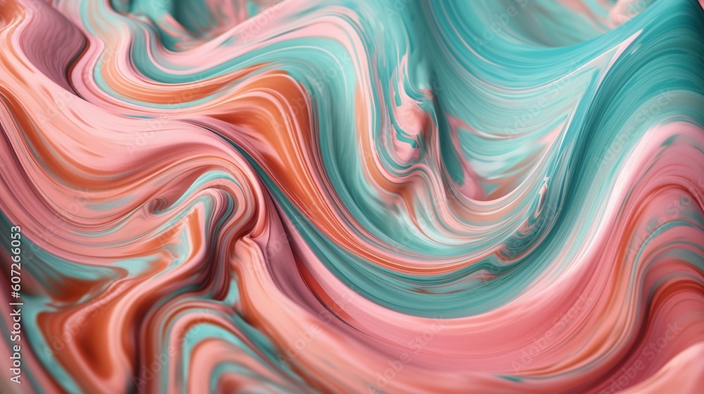 Soft and liquid color waves background Generative AI Soft and liquid color waves background Generative AI