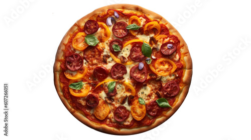 Fresh italian classic original Pizza. Generative ai