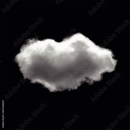 Smoke or cloud vector stock image © Andrii