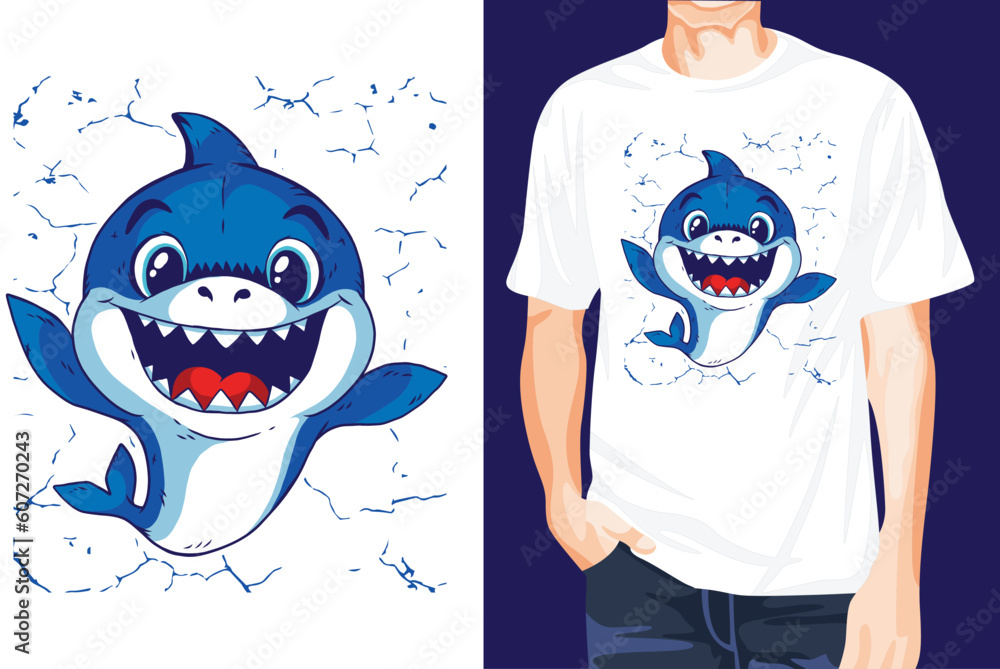Baby shark t shirt top design