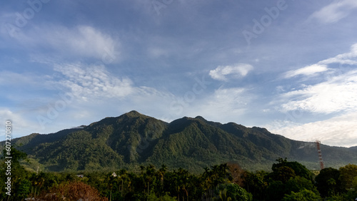 clouds over the mountains, location in Jayapura, Papua © Ari