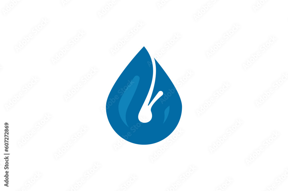 letter G and drop water logo design concept letter G and drop water logo design concept