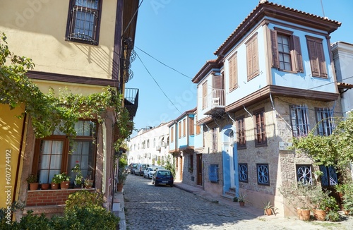 Ayvalik in Balikesir Province  Turkey is a traditional Greek Aegean town that retains much of its historic architecture