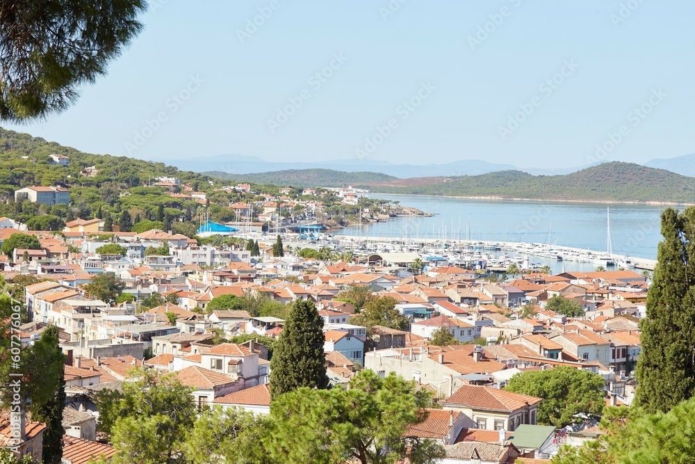 Ayvalik in Balikesir Province, Turkey is a traditional Greek Aegean town that retains much of its historic architecture