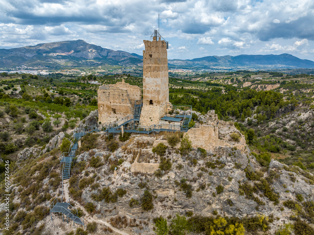 Castle ruins, Penella, Cocentaina, Alcoy/Alcoi, Alicante - Spain