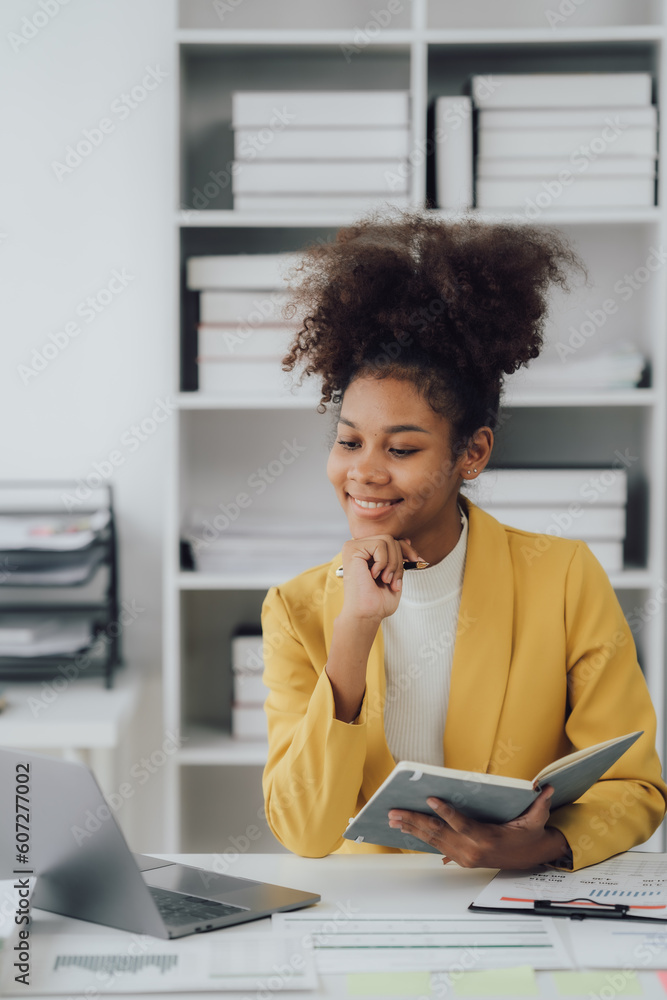 Business woman working in office Business woman working in office