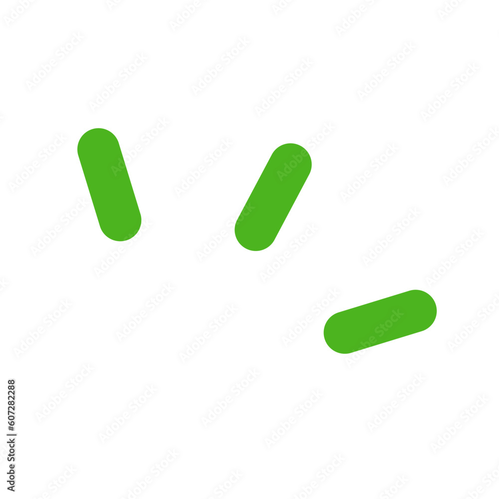 Green emphasis pop icon. Surprise and reaction. Vector. Green emphasis pop icon. Surprise and reaction. Vector.