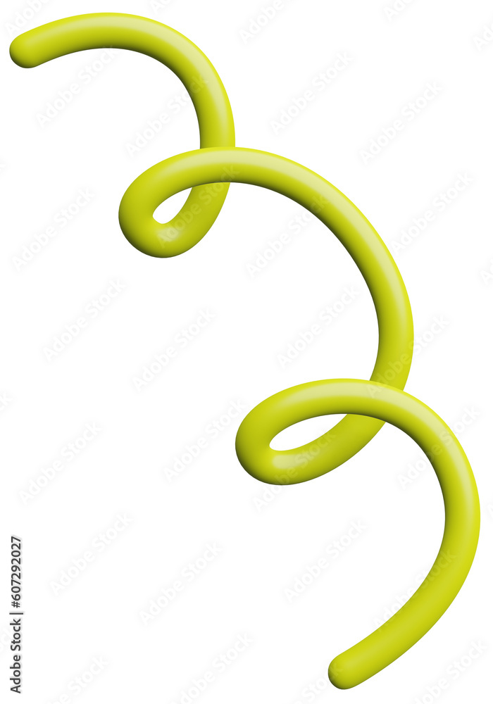 3D Retro Y2K Element 4 Spiral 3D Retro Y2K Element 4 Spiral