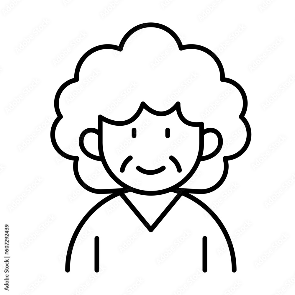 Obraz premium Grand mother icon