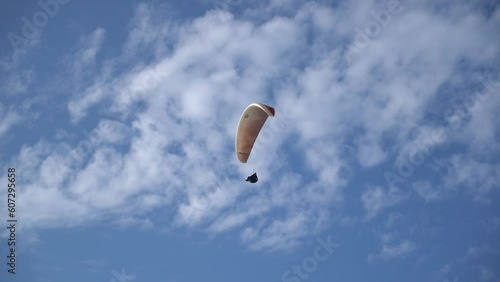 parachute in the sky