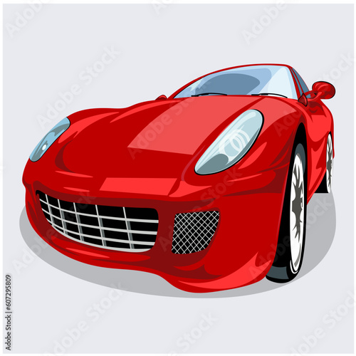The fastest red sports car © Жанна 
