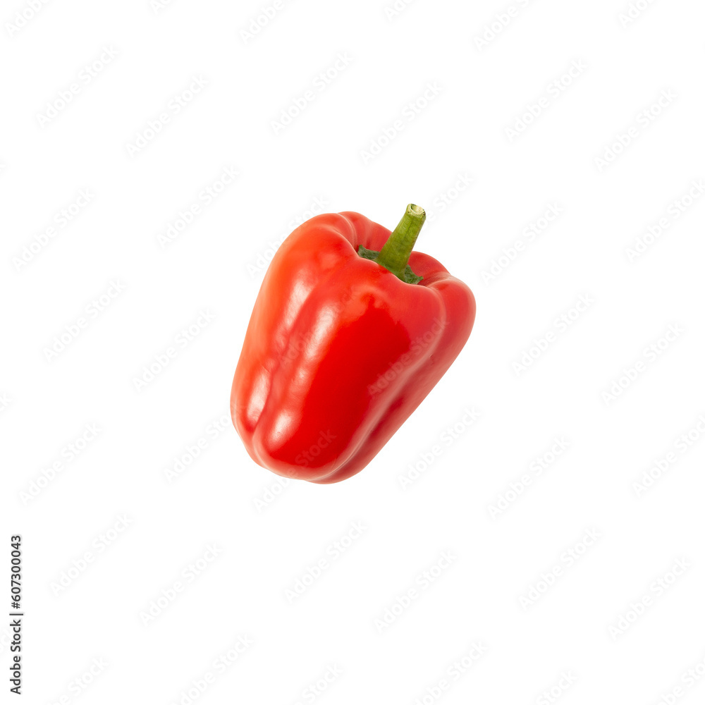 Red bell pepper cutout, Png file. Red bell pepper cutout, Png file.
