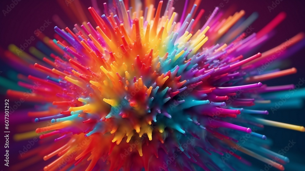 abstract caustic background Generative AI