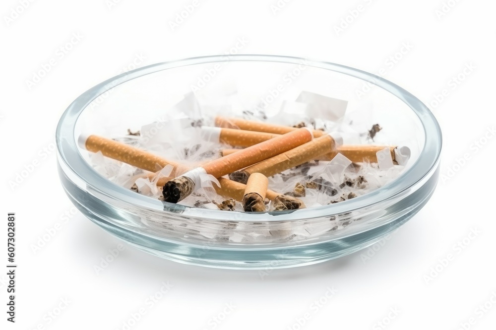 Cigarette ashtray glasses. Generate Ai Cigarette ashtray glasses. Generate Ai