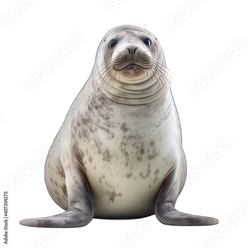 Seal isolated on white created with Generative AI