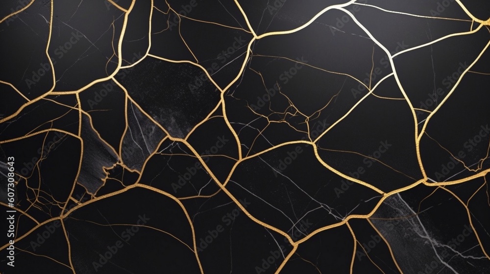 abstract black marble background Generative AI abstract black marble background Generative AI