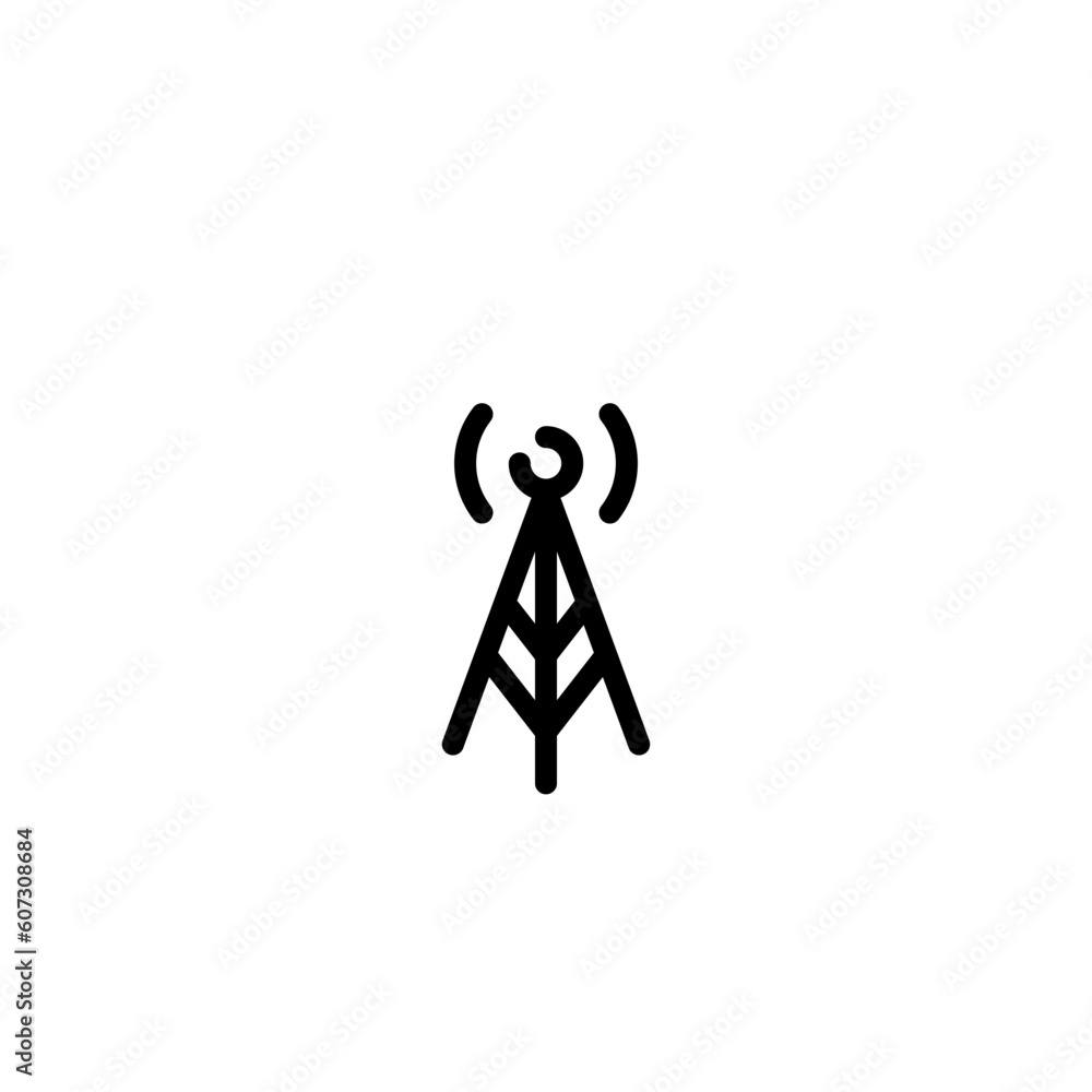 antenna sign symbol vector antenna sign symbol vector