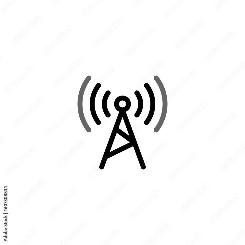antenna sign symbol vector antenna sign symbol vector