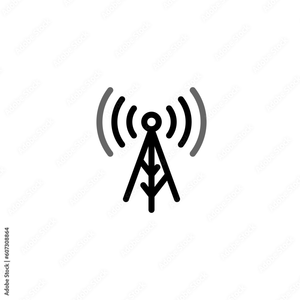antenna sign symbol vector antenna sign symbol vector
