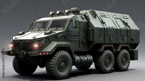 Military Armored Transport Vehicle