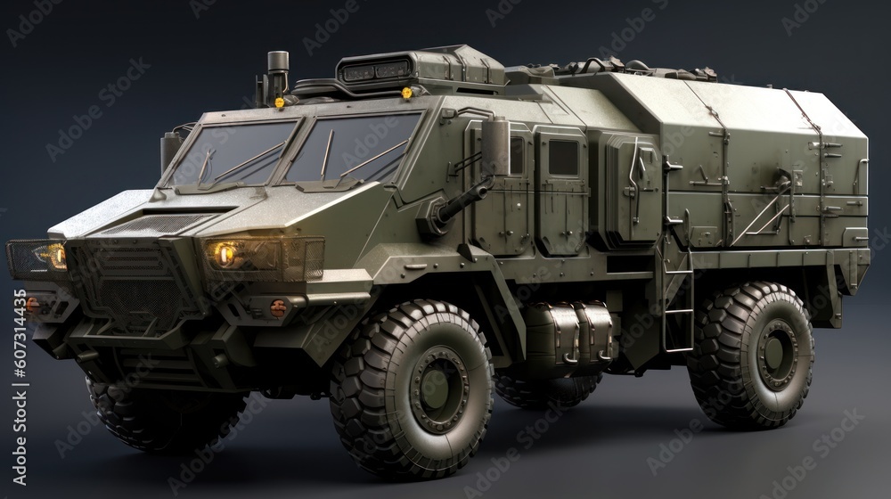 Military Armored Transport Vehicle Military Armored Transport Vehicle