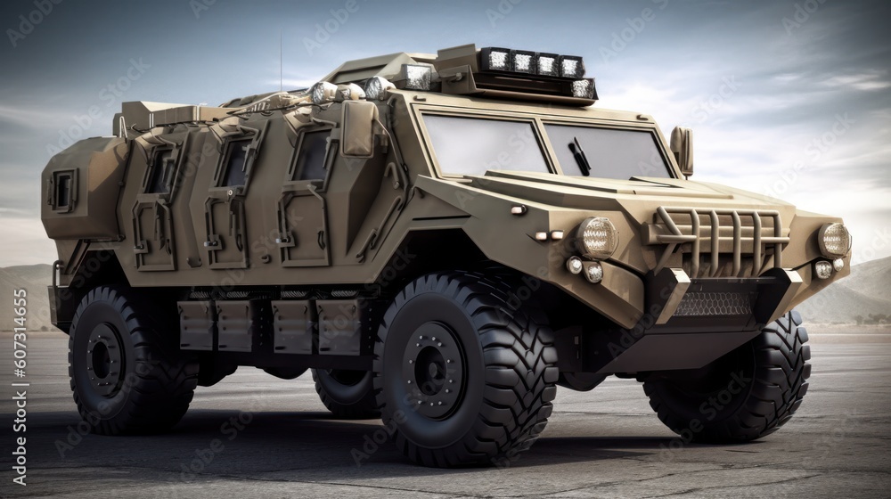 Military Armored Transport Vehicle Military Armored Transport Vehicle