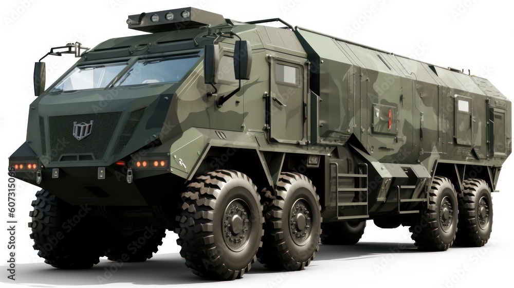 Military Armored Transport Vehicle