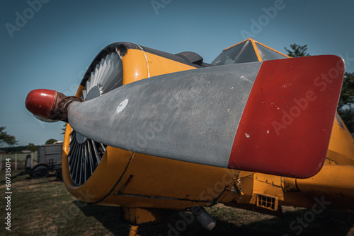 aircraft propeller close up