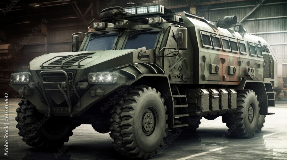 Military Armored Transport Vehicle Military Armored Transport Vehicle