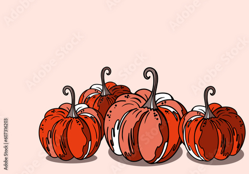 illustration of a halloween pumpkin
