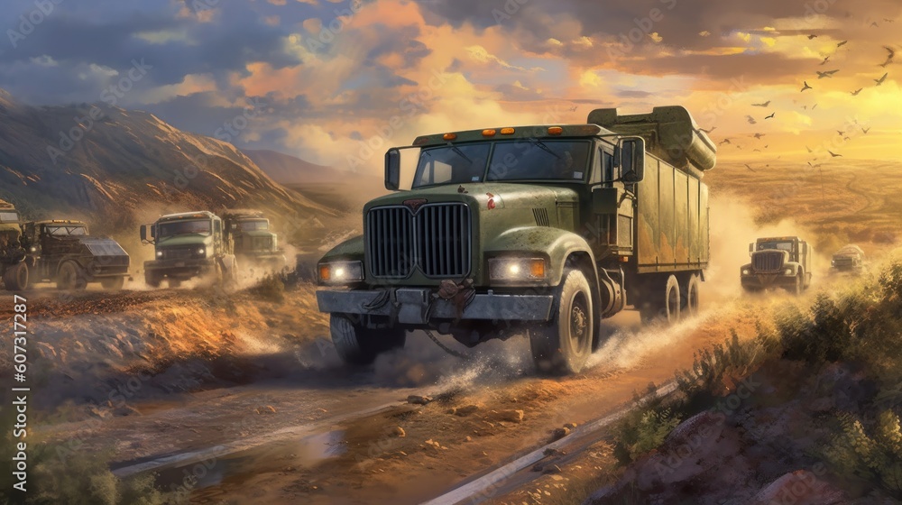 Military Cover The Convoy Game Artwork Military Cover The Convoy Game Artwork