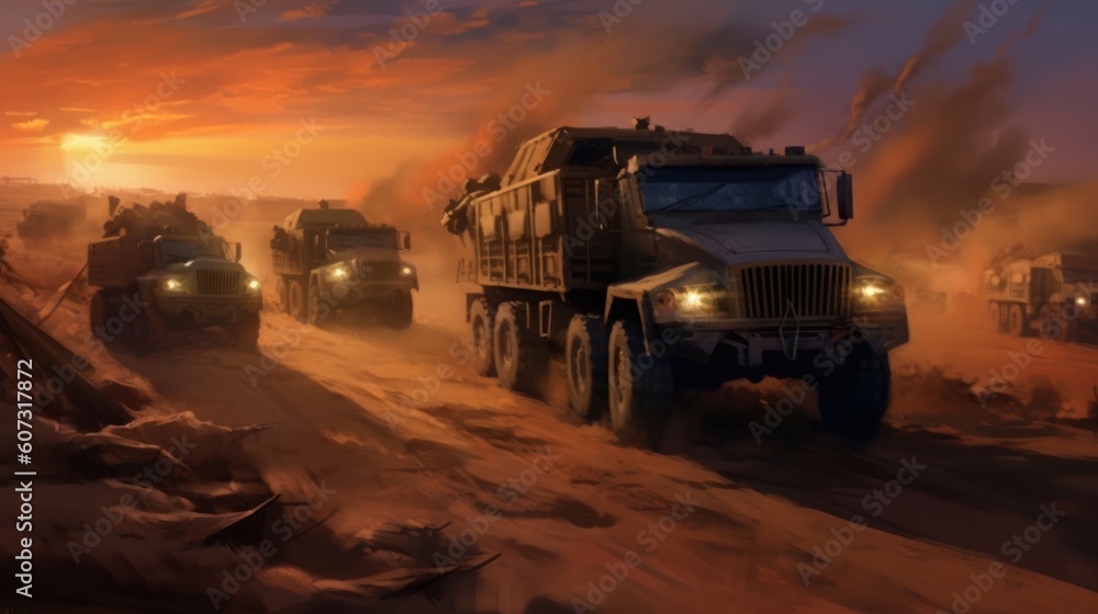 Military Cover The Convoy Game Artwork Military Cover The Convoy Game Artwork