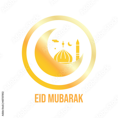 Vector Icon Eid Mubarak Ramadan collection of Islamic religious elements